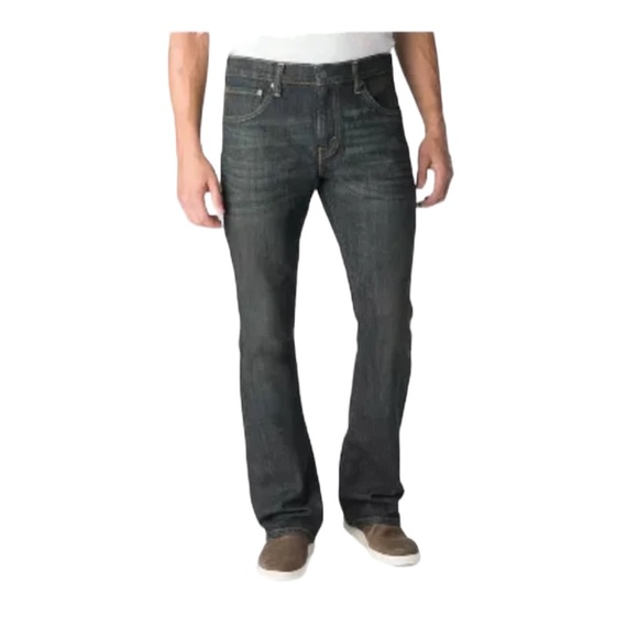 Levi’s Denizen 233 Bootcut  Dark Blue Denim Jeans 34 x 30 NWT - Picture 1 of 10